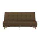 Sofá Cama 190cm Bossa Nova 105 Marrom/preto