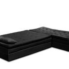 Sofá Cama 1 E 2 Lugares Natalia Suede Preto Madelina Decor