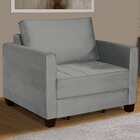 Sofá Cama 1 Lugar Leon  Prata