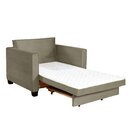 Sofá Cama 1 Lugar Leon Estofados Ferrari Bege