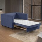 Sofá Cama 1 Lugar Solteiro 80cm Belize Azul