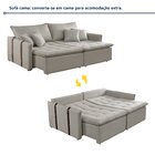 Sofá Cama 200cm Detroid Yescasa Linho  Linho Gelo