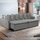 Sofá Cama 200cm Marrocos Celflex Cinza