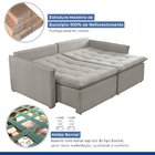 Sofá Cama 200cm Marrocos Celflex Gelo