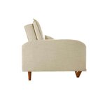 Sofa Cama 202cm X 92cm Em Linho Cannes Bege