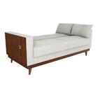 Sofá-cama 203cm 3 Lugares Com Tecido Bouclé Multimóveis Cr452