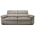 Sofá Cama 270cm 2 Lugares Detroit T02 Couro Matte Nude