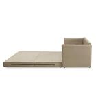 Sofá Cama 2 Lugares 1,50m Luisa Suede Bege Adonai Estofados