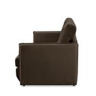 Sofá Cama 2 Lugares 1,50m Luisa Suede Marrom Adonai Estofados