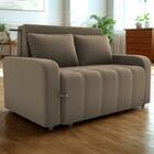 Sofa Cama 2 Lugares 138 Cm Amora New Veludo Milani Store