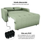 Sofa Cama 2 Lugares 138 Cm Amora Tecido Boucle Milani Store