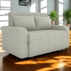 Sofa Cama 2 Lugares 138 Cm Amora Tecido Pompeia Milani Store