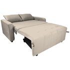 Sofá Cama 2 Lugares 138cm Amora New Bege