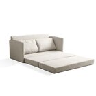 Sofá Cama 2 Lugares 153x68x86cm Charlie Bege/veludo