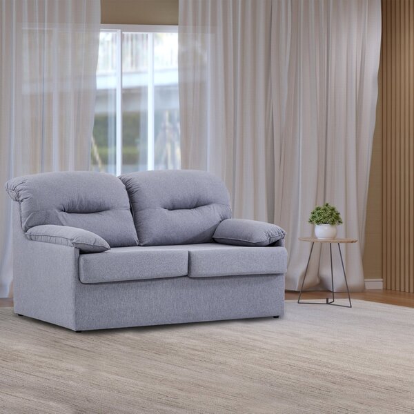 Sofá Cama 2 Lugares 155cm Déli  Cinza
