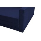 Sofá Cama 2 Lugares 162cm Trancoso  Suede Azul