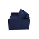 Sofá Cama 2 Lugares 162cm Trancoso  Suede Azul