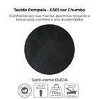 Sofa Cama 2 Lugares 185 Cm Duda Tecido Pompeia Milani Store