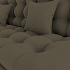 Sofa Cama 2 Lugares 185 Cm Duda Veludo Light Milani Store