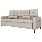 Sofa Cama 2 Lugares 200cm Pillar Linho Plano Milenum Milani S
