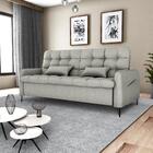 Sofa Cama 2 Lugares 200cm Pillar Linho Vancouver Milani Store