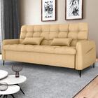 Sofa Cama 2 Lugares 200cm Pillar Linho Vancouver Milani Store