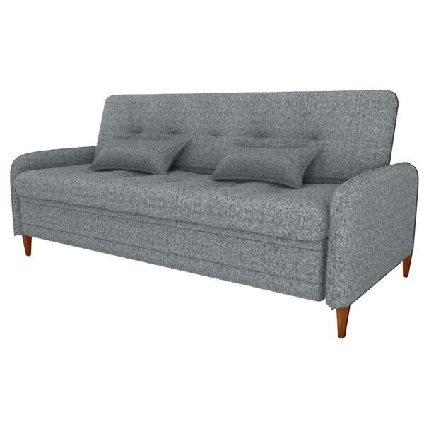 Sofa Cama 2 Lugares 206 Cm Donna Linho Vancouver Milani Store
