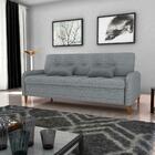 Sofa Cama 2 Lugares 206 Cm Donna Linho Vancouver Milani Store