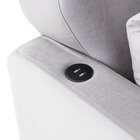 Sofá Cama 2 Lugares 211cm Hera  Cinza