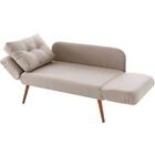 Sofá-cama 2 Lugares Adele Daf Móveis 140 Cm Madeira Eucalipto