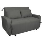 Sofá Cama 2 Lugares Amora New Cinza