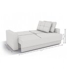 Sofá Cama 2 Lugares Com Baú Ipanema Star Kappesberg Marrom Cl