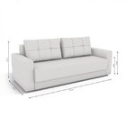 Sofá Cama 2 Lugares Com Baú Ipanema Star Kappesberg Marrom Cl