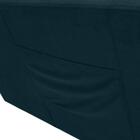 Sofá Cama 2 Lugares Com Braço Veludo Azul Petróelo Palermo  M