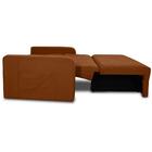 Sofá Cama 2 Lugares Com Braço Veludo Pavia Cobre Palermo Matr