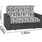 Sofá Cama 2 Lugares Daiane Matrix