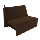 Sofá Cama 2 Lugares Malu Matrix  Reclinável Tecido Suede 115x