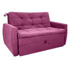 Sofá Cama 2 Lugares Piers Veludo Turkey Marsala