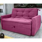 Sofá Cama 2 Lugares Piers Veludo Turkey Marsala