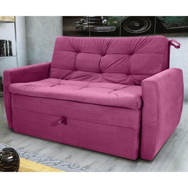 Sofá Cama 2 Lugares Piers Veludo Turkey Marsala