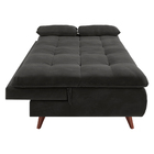 Sofá Cama 2 Lugares Reclinável Sala De Estar Madalena 190cm V