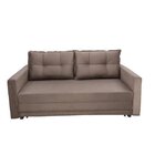 Sofá Cama 2 Lugares Suede Marrom Trancoso Classico  Suede Tab