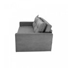 Sofá Cama 2 Lugares Trancoso Móveis  Suede Grafite