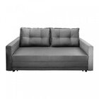 Sofá Cama 2 Lugares Trancoso Móveis  Suede Grafite
