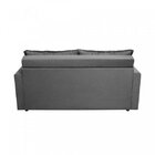 Sofá Cama 2 Lugares Trancoso Móveis  Suede Grafite