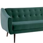 Sofa Cama 3 Lug Pes Tabaco 210 Cm 7019x1 Verde Dmobiliario