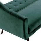 Sofa Cama 3 Lug Pes Tabaco 210 Cm 7019x1 Verde Dmobiliario