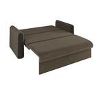 Sofá Cama 3 Lugares 1,36m Veludo Capuccino Zaia Matrix