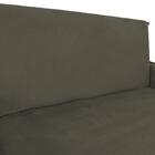 Sofá Cama 3 Lugares 1,36m Veludo Capuccino Zaia Matrix