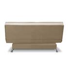 Sofá Cama 3 Lugares 1,80m Diana Suede Bege Adonai Estofados